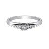BAGUE EN OR JAUNE/BLANC, ROSE/BLANC OU BLANC SERTIE DE DIAMANTS