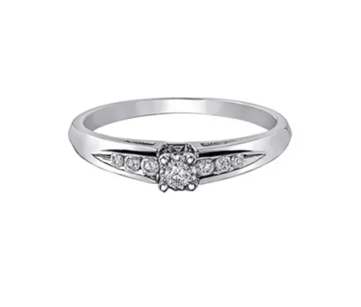 BAGUE EN OR JAUNE/BLANC, ROSE/BLANC OU BLANC SERTIE DE DIAMANTS