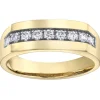 BAGUE EN OR 10K SERTIE DE DIAMANTS