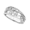 BAGUE EN OR 10K SERTIE DE DIAMANTS