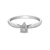 BAGUE EN OR 10K SERTIE DE DIAMANTS