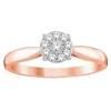 BAGUE EN OR 14K SERTIE DE DIAMANTS