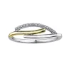 BAGUE EN OR 10K SERTIE DE DIAMANTS