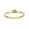 BAGUE EN OR 10K SERTIE DpiUN DIAMANT