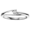 BAGUE EN OR 10K SERTIE DpiUN DIAMANT CANADIEN