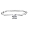 BAGUE EN OR 10K SERTIE DpiUN DIAMANT CANADIEN