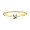 BAGUE EN OR 10K SERTIE DpiUN DIAMANT CANADIEN