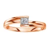 BAGUE EN OR 14K SERTIE DpiUN DIAMANT CANADIEN