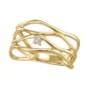 BAGUE EN OR 10K SERTIE DpiUN DIAMANT CANADIEN