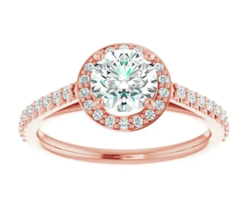 BAGUE EN OR SERTIE DE DIAMANTS