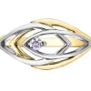 BAGUE EN OR SERTIE DpiUN DIAMANT CANADIEN