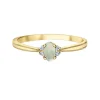 BAGUE EN OR SERTIE DpiUNE PIERRE DE COULEUR VARIÉE ET DE DIAMANTS