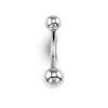 BOUCLE 14K BL BARBELLE NOMBRIL