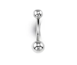 BOUCLE 14K BL BARBELLE NOMBRIL