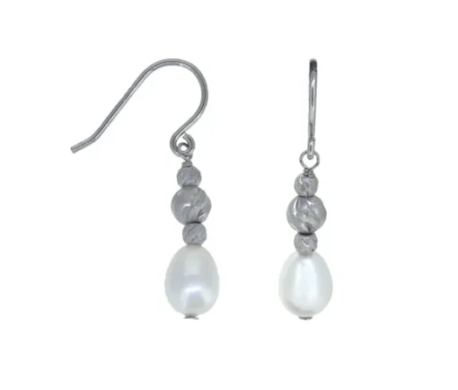 BOUCLES ARG P.EAU DOUCE 7.5MM
