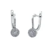 BOUCLES EN OR BLANC SERTIES DE DIAMANTS CANADIENS ET DE DIAMANTS
