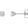 BOUCLES EN OR 14K SERTIES DE DIAMANTS DE LABORATOIRE