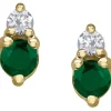 BOUCLES EN OR SERTIES DE DIAMANTS ET DE PIERRES DE NAISSANCES VARIÉES