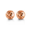 BOUCLES FIXES EN OR 10K ROSE TAILLE DIAMANT