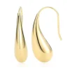 BOUCLES GOUTTES EN ARGENT/PVD OR