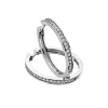 BOUCLES HUGGIES EN OR SERTIES DE DIAMANTS