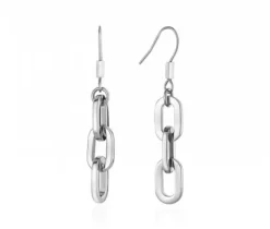 BOUCLES PAPERCLIP SUR CROCHET EN ACIER