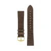 BRAC. HIRSCH CUIR LEZARD BRUN 16MM L