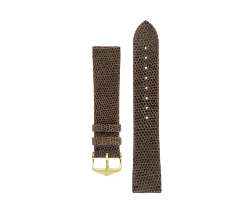 BRAC. HIRSCH CUIR LEZARD BRUN 16MM L