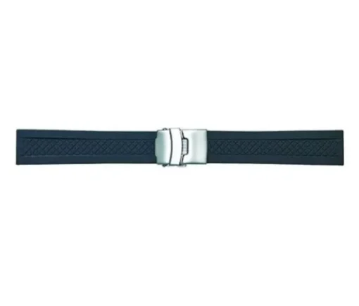 BRAC MONTRE SILICONE 24MM NOIR