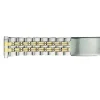 BRACELET DE MONTRE EN ACIER/PVD OR 2 TONS