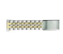 BRACELET DE MONTRE EN ACIER/PVD OR 2 TONS