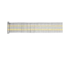 BRACELET DE MONTRE EN ACIER/PVD OR 2 TONS EXTENSIBLE