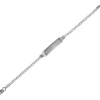 BRACELET DpiIDENTITÉ POUR ENFANT EN ARGENT RHODIÉ