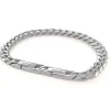BRACELET EN ACIER MAILLE GOURMETTE