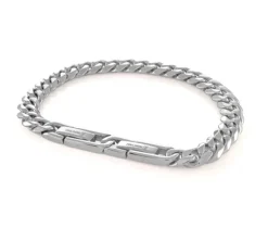 BRACELET EN ACIER MAILLE GOURMETTE