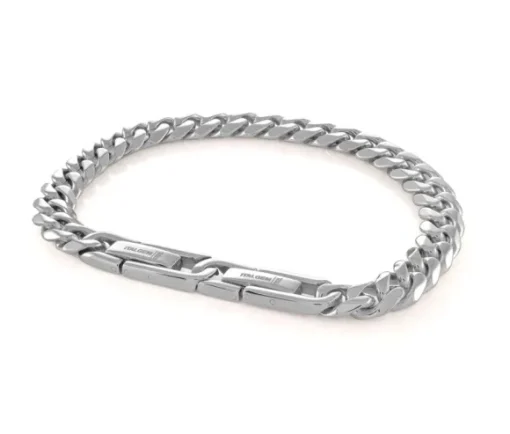 BRACELET EN ACIER MAILLE GOURMETTE