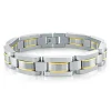 BRACELET EN ACIER/PVD OR 2 TONS