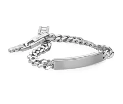 BRACELET IDENTITÉ EN ACIER