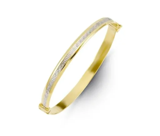 BRACELET 10K 2T VERSACE 6MM LARGEUR