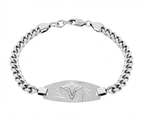BRACELET MEDICAL EN ACIER