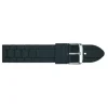 BRACELET MONTRE CAOUTCHOUC NOIR 22MM