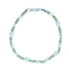 BRACELET PERLES ET BILLES DE PÉRIDOT VÉRITABLE