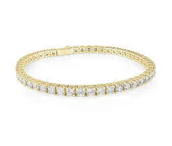 BRACELET TENNIS EN ACIER SERTI DE CUBIQUES ZIRCONIAS BLANC OU NOIRS