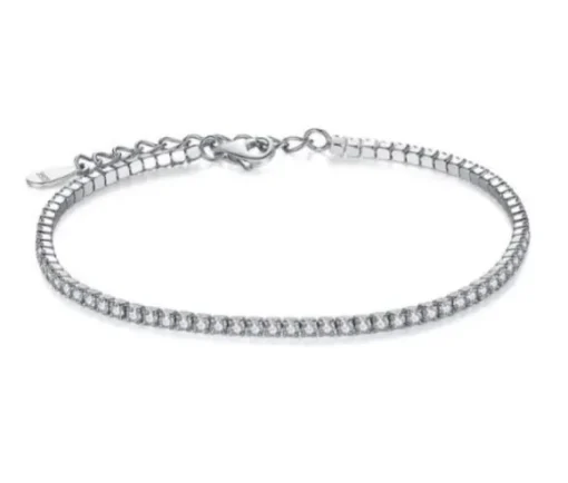 BRACELET TENNIS EN ARGENT SERTI DE CUBIQUES ZIRCONIAS