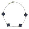 BRACELET TRÈFLES EN OR JAUNE SERTI DpiONYX