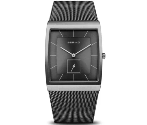 CAPTIVANTE MONTRE BERING POUR HOMME EN ACIER/PVD GRIS BROSSÉ