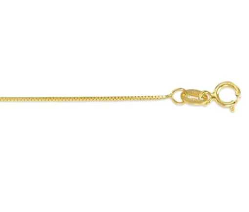 CHAINE CARRÉ 10K 18po 0.5MM