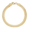 CHAINE CHEVRON EN ACIER/PVD OR