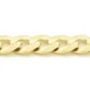 CHAINE EN OR 10K À MAILLE GOURMETTE CONCAVE
