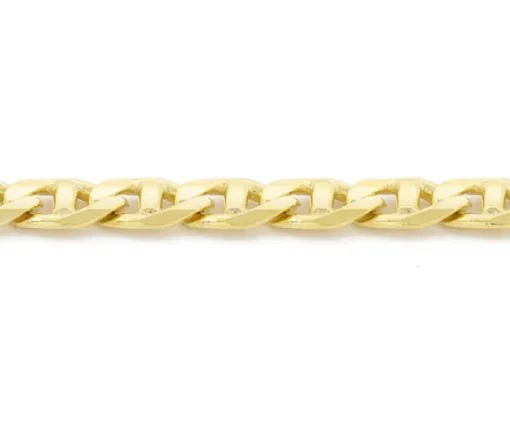 CHAINE EN OR 10K À MAILLE MARINE